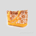 Orange Large Capacity Canvas shopping bag